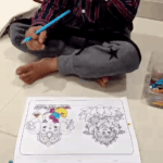 Puzzle page in use